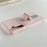 For Samsung Galaxy S25+ Magnetic Case Sliding Foldable Kickstand Corrugated PU Leather + PC Phone Cover - Pink - 5