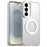 For Samsung Galaxy S26 Magnetic Case Anti Drop Hybrid Phone Back Cover - White - 1