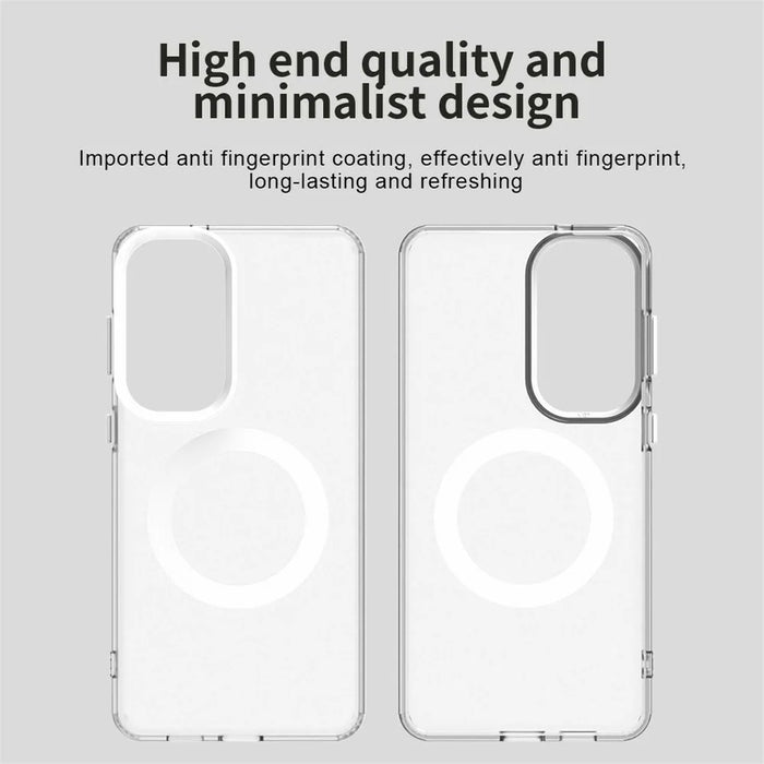 For Samsung Galaxy S26+ Magnetic Case Anti Drop Hybrid Phone Back Cover - Silver - 3