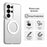 For Samsung Galaxy S26 Ultra Magnetic Case Anti Drop Hybrid Phone Back Cover - White - 5