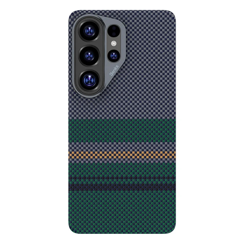 BENKS C1 For Samsung Galaxy S26 Ultra Magnetic Case Aramid Fiber Aurora Flow Woven Phone Cover - 2
