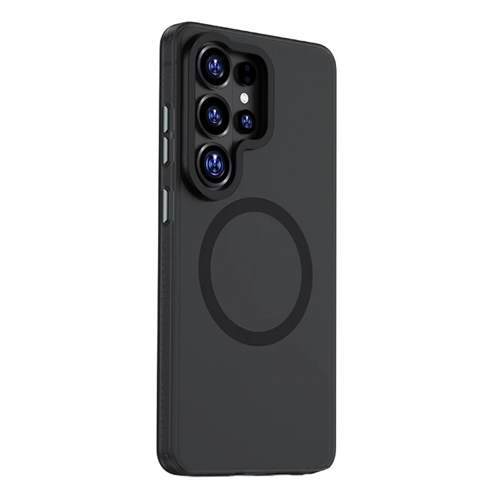 BENKS For Samsung Galaxy S26 Ultra Magnetic Case PC + TPU Matte Phone Cover - Black - 1