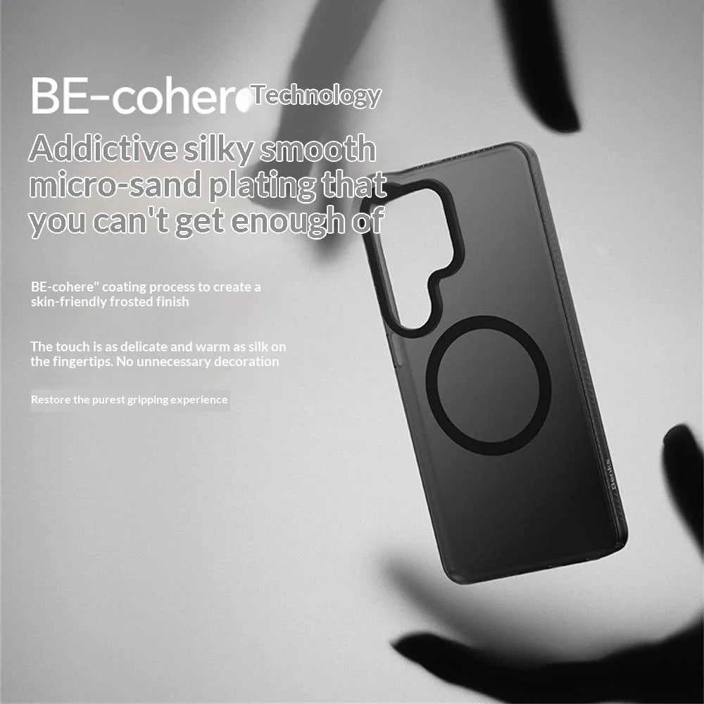 BENKS For Samsung Galaxy S26+ Magnetic Case PC + TPU Matte Phone Cover - White - 2