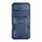 For iPhone Air Case Slide Lens Shield PC + TPU Kickstand Phone Cover - Blue - 2