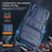 For iPhone Air Case Slide Lens Shield PC + TPU Kickstand Phone Cover - Blue - 5