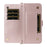 For vivo Y31d 4G  /  Y500i 5G Leather Case Stand Wallet Phone Cover with Shoulder  /  Wrist Strap - Pink - 4
