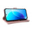 For vivo Y31d 4G  /  Y500i 5G Leather Case Stand Wallet Phone Cover with Shoulder  /  Wrist Strap - Pink - 5
