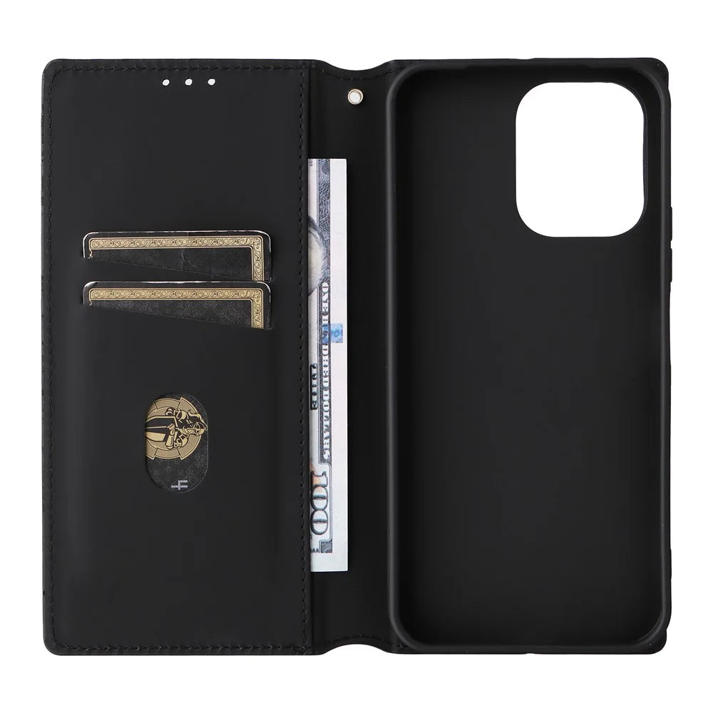 Phone Case for vivo Y31d 4G  /  Y500i 5G Wallet Rhombus Imprinted PU Leather Phone Cover - Silver - 5