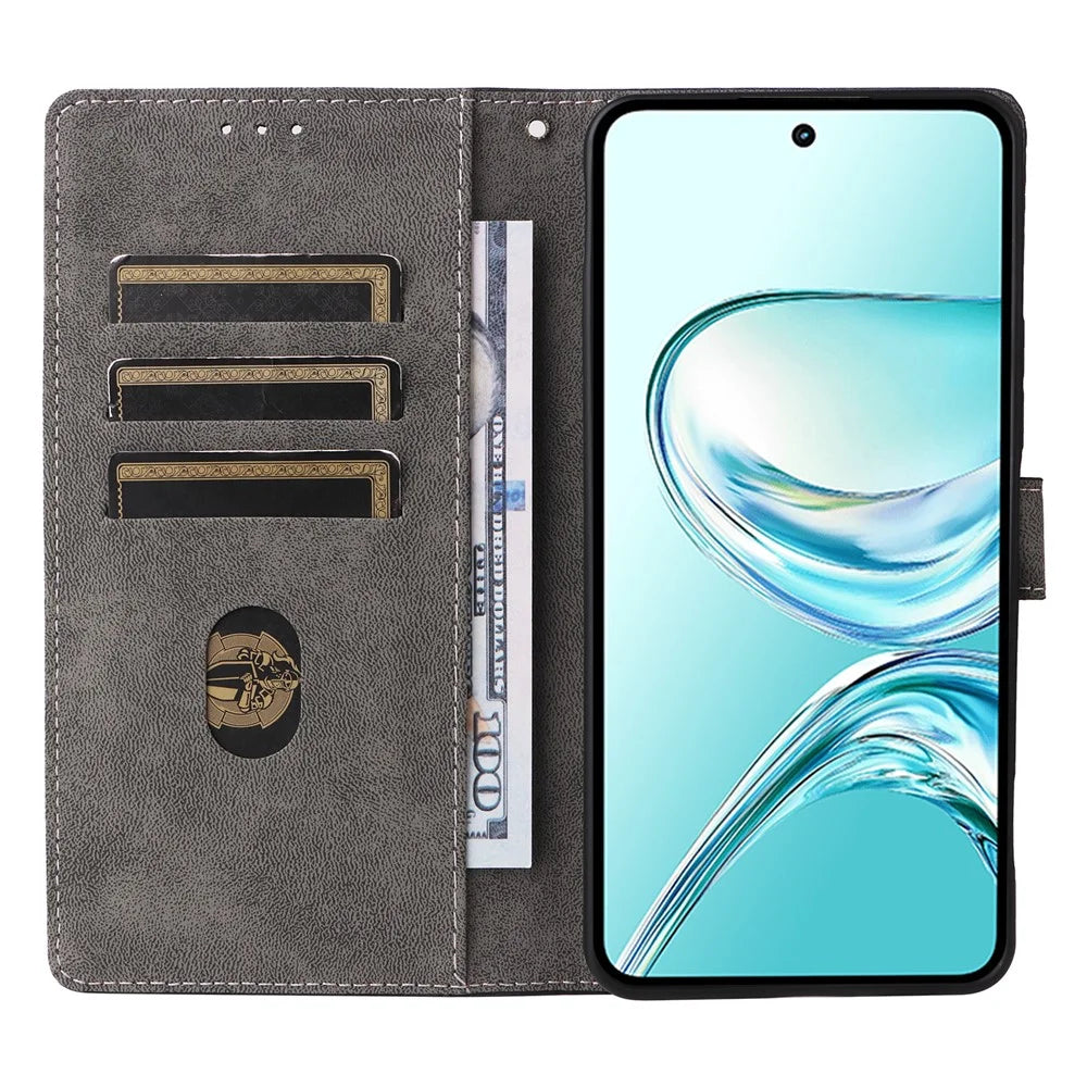 Phone Case For ZTE nubia Focus 2 Ultra 5G Wallet RFID Blocking PU Leather Phone Cover Stand with Strap - Black - 2