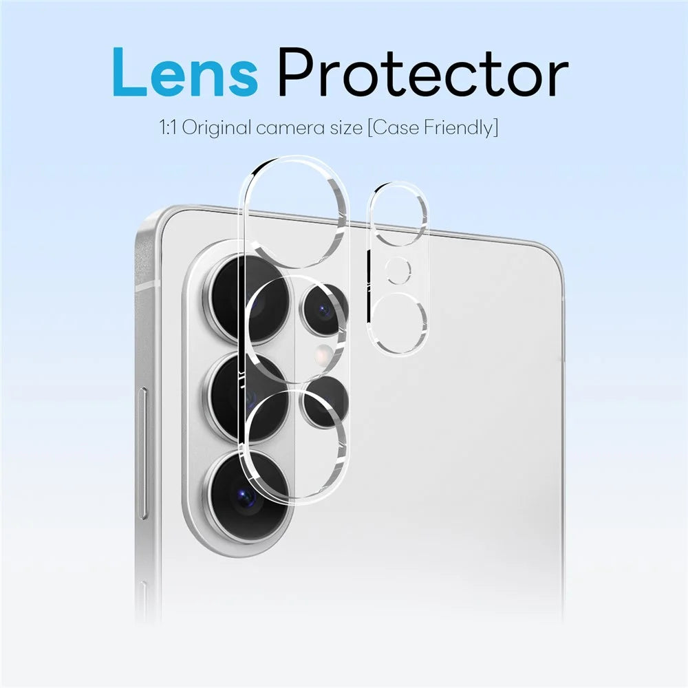NORTHJO For Samsung Galaxy S26 Ultra Magnetic Case PC + TPU Phone Cover Set with Front Screen Protector + Lens Film - Transparent - 4