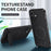 WANLONFENG For iPhone 17 Magnetic Case  QT Series Kickstand Carbon Fiber Texture PC TPU Phone Cover - Black - 2