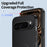 WANLONFENG For Google Pixel 9 Pro Magnetic Case  QT Series Kickstand Carbon Fiber Texture PC TPU Phone Cover - Black - 5