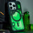 WAKCAS For iPhone 16 Pro Max Magnetic Case Fluorescent Quicksand TPU Phone Cover Compatible with MagSafe - Green - 5