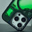 WAKCAS For iPhone 15 Pro Magnetic Case Fluorescent Quicksand TPU Phone Cover Compatible with MagSafe - Green - 6