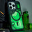 WAKCAS For iPhone 15 Pro Max Magnetic Case Fluorescent Quicksand TPU Phone Cover Compatible with MagSafe - Green - 5