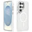 For Samsung Galaxy S26 Ultra Magnetic Case TPU + PC Matte Phone Cover - White - 1