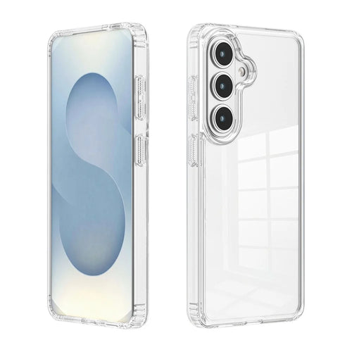 For Samsung Galaxy S26+ Clear Phone Case TPU PC Shockproof Anti Drop Protection Cover - Transparent - 1