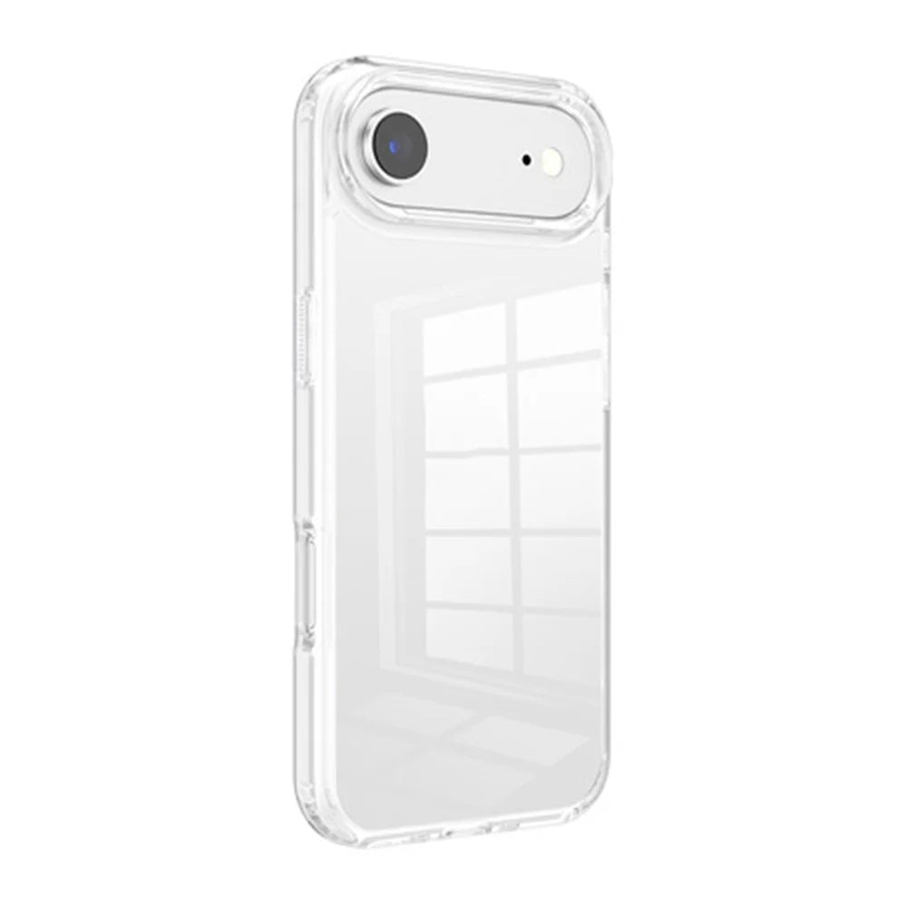 For iPhone Air Clear Phone Case TPU PC Shockproof Anti Drop Protection Cover - Transparent - 3