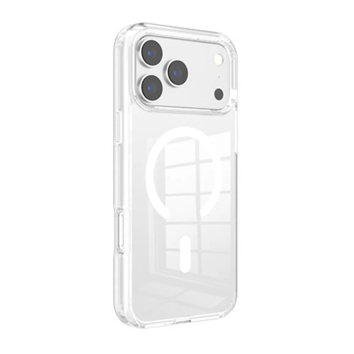 For iPhone 17 Pro Clear Magnetic Case TPU PC Shockproof Phone Cover Compatible with MagSafe - Transparent - 2