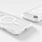 For iPhone Air Clear Magnetic Case TPU PC Shockproof Phone Cover Compatible with MagSafe - Transparent - 4