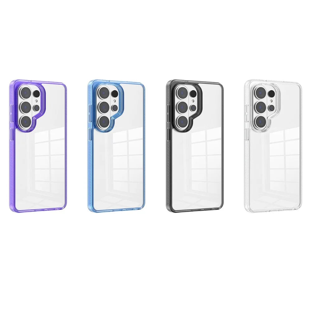 For Samsung Galaxy S26 Ultra Case HD Clarify TPU + PC Shockproof Phone Cover - Transparent - 3