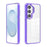 For Samsung Galaxy S26 Case HD Clarify TPU + PC Shockproof Phone Cover - Purple - 1