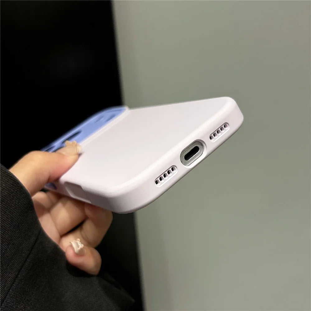 For iPhone 17 Pro Phone Case Skin Feel Silicone Anti Fingerprint Cell Phone Cover - Pink - 6