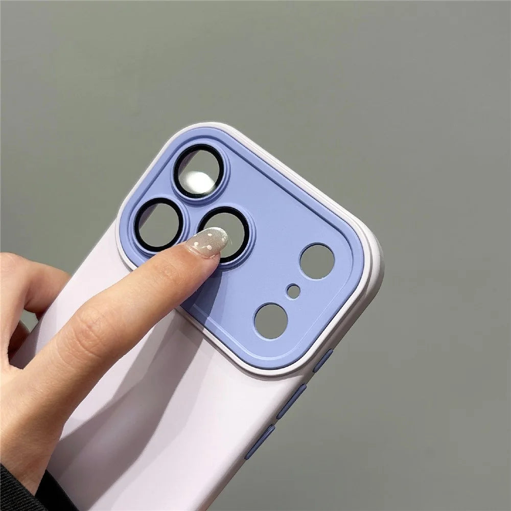For iPhone 17 Pro Phone Case Skin Feel Silicone Anti Fingerprint Cell Phone Cover - Pink - 7