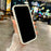 For iPhone 17 Pro Clear Phone Case Luxury Crystal Rhinestone Edge Decor PC TPU Protective Cover - Black - 2