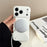 For iPhone 17 Pro Max Borderless Magnetic Phone Case Solid Color Frameless PC Cover Compatible with MagSafe - Black - 2