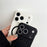 For iPhone 17 Pro Max Borderless Magnetic Phone Case Solid Color Frameless PC Cover Compatible with MagSafe - Black - 3
