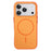For iPhone 17 Pro Magnetic Case Ultra Thin PC TPU Phone Back Cover Compatible with MagSafe - Orange - 2