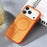 For iPhone 17 Pro Magnetic Case Ultra Thin PC TPU Phone Back Cover Compatible with MagSafe - Orange - 3