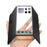 GKK For Samsung Galaxy Z TriFold 5G Case Kickstand Ultra Thin PC Phone Cover with Tempered Glass Film - Black - 4