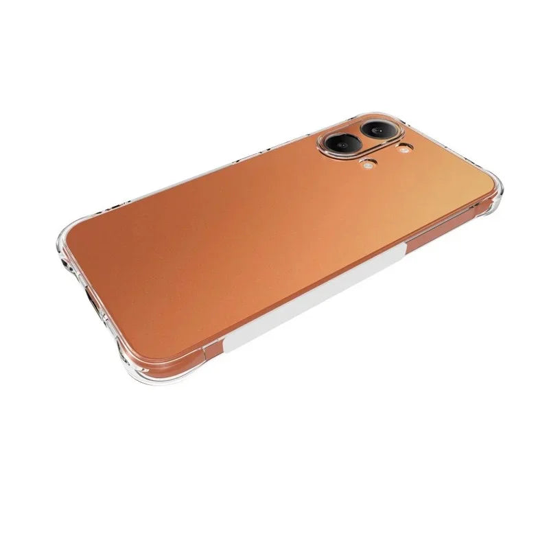 WANLONFENG For Xiaomi Redmi Turbo 5 Max 5G TPU Case  WL2 Series 2.0mm Phone Cover with 2Pcs Tempered Glass Films - Transparent - 3