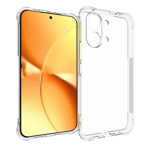 WANLONFENG For Xiaomi Redmi Turbo 5 Max 5G Case  WL Series 2.0mm TPU Phone Cover with Tempered Glass Film - Transparent - 2