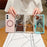 For iPhone 17 Case Glitter Shockproof Clear Acrylic TPU Phone Cover Built-in Non-Magnetic Iron Ring - Transparent Gold - 5