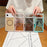 For iPhone Air Case Glitter Shockproof Clear Acrylic TPU Phone Cover Built-in Non-Magnetic Iron Ring - Transparent Black - 6