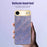 For iPhone Air Case Electroplating Ripple Texture PU + TPU + PC Phone Back Cover - Purple - 2
