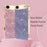 For iPhone Air Case Electroplating Ripple Texture PU + TPU + PC Phone Back Cover - Purple - 7
