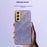 For Samsung Galaxy A37 5G Case Electroplating Ripple Texture PU + TPU + PC Phone Back Cover - Purple - 2