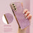 For Samsung Galaxy A57 5G Case Electroplating Ripple Texture PU + TPU + PC Phone Back Cover - Pink - 2