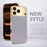 For iPhone 17 Pro Case Electroplating Frame Sparkling Glitter Anti Drop PC + TPU Phone Cover - Gold - 2
