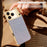 For iPhone 17 Pro Case Electroplating Frame Sparkling Glitter Anti Drop PC + TPU Phone Cover - Gold - 6