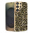 For Samsung Galaxy S26 Ultra Case Electroplating Frame Leopard Pattern PC + TPU Hybrid Phone Cover - Gold - 1