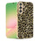 For Samsung Galaxy A37 5G Case Electroplating Frame Leopard Pattern PC + TPU Hybrid Phone Cover - Gold - 1