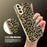 For Samsung Galaxy A17 5G / A17 4G Case Electroplating Frame Leopard Pattern PC + TPU Hybrid Phone Cover - Gold - 3