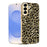 For Samsung Galaxy S25 FE Case Electroplating Frame Leopard Pattern PC + TPU Hybrid Phone Cover - Gold - 1