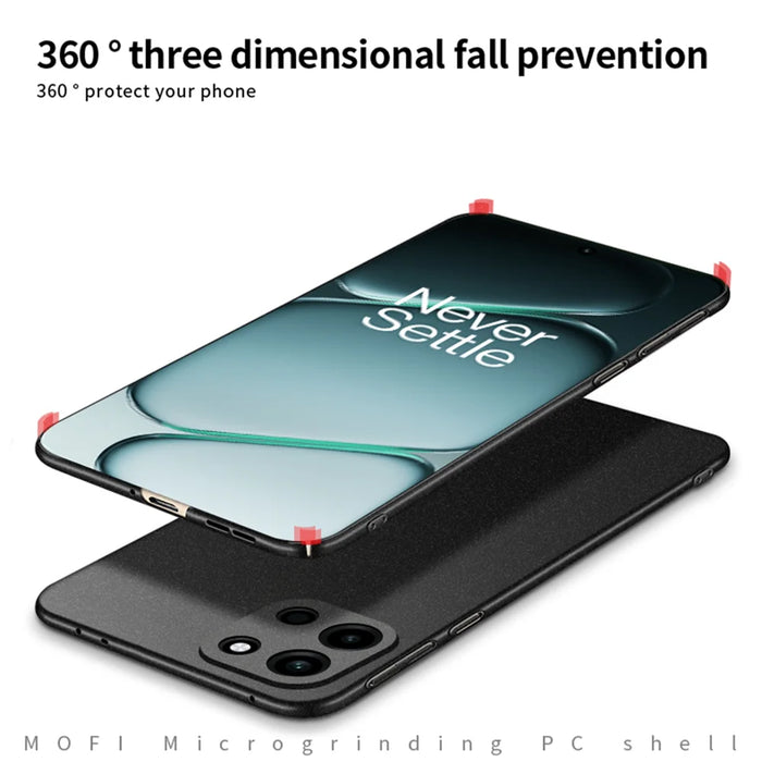 MOFI For OnePlus Turbo 6 5G PC Case  Shield Matte Series Slim Fit Phone Cover - Black - 4