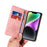 BETOPNICE For Realme 16 Pro 5G Case  Magnetic Closure RFID Blocking Wallet Stand Leather Phone Cover - Pink - 6